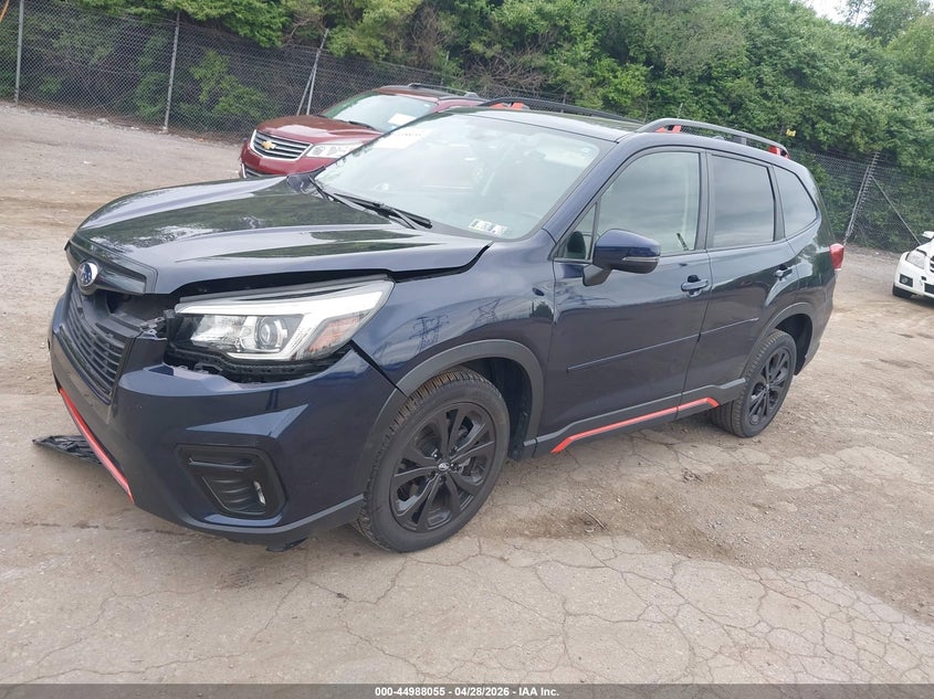 2020 Subaru Forester VIN JF2SKARCXLH428171 IAAI salvage auction — RIGHT FRONT, Salvage (Pennsylvania), sold $4,500 on 2026-07-31 (photo 2)