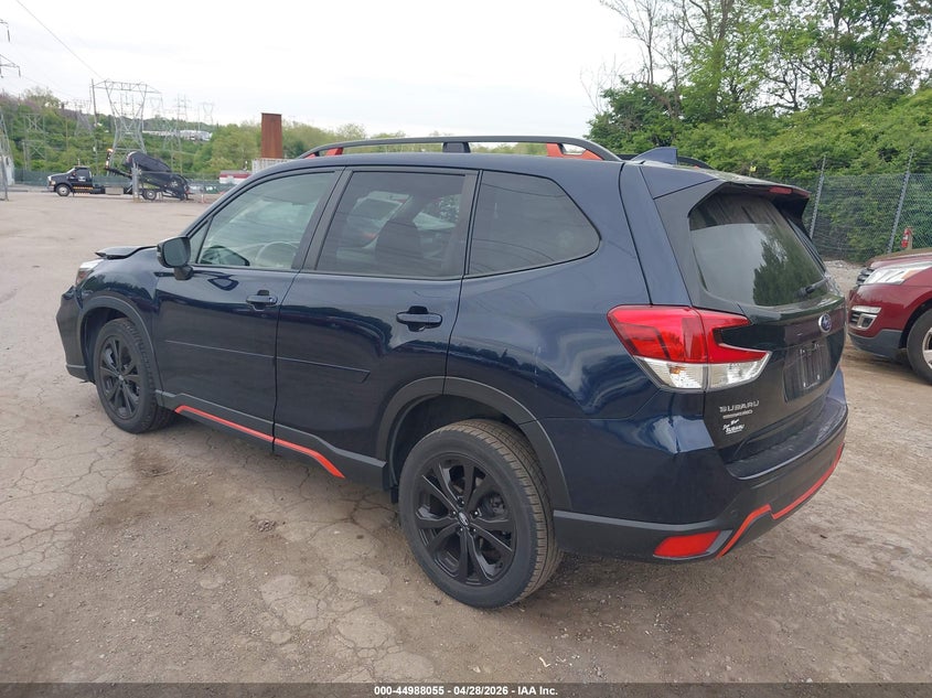 2020 Subaru Forester VIN JF2SKARCXLH428171 IAAI salvage auction — RIGHT FRONT, Salvage (Pennsylvania), sold $4,500 on 2026-07-31 (photo 3)