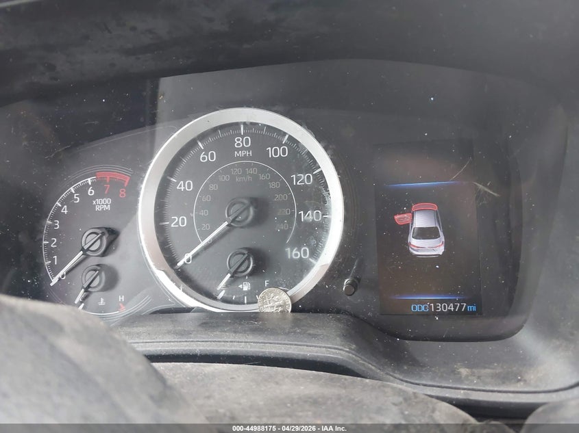 2020 Toyota Corolla VIN 5YFEPRAE9LP119952 IAAI salvage auction — FRONT & REAR, Salvage Title, sold $1,050 on 2026-07-23 (photo 7)