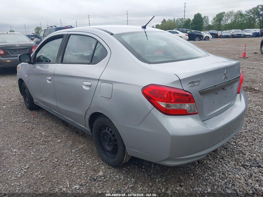 2020 Mitsubishi Mirage VIN ML32F3FJ5LHF09165 IAAI salvage auction — RIGHT FRONT, Salvage (Ohio), sold $375 on 2026-08-27 (photo 3)