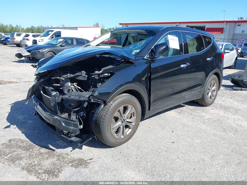 2016 Hyundai Santa fe VIN 5XYZT3LB6GG326757 IAAI salvage auction — FRONT END, Salvage Title, sold $875 on 2026-07-13 (photo 2)