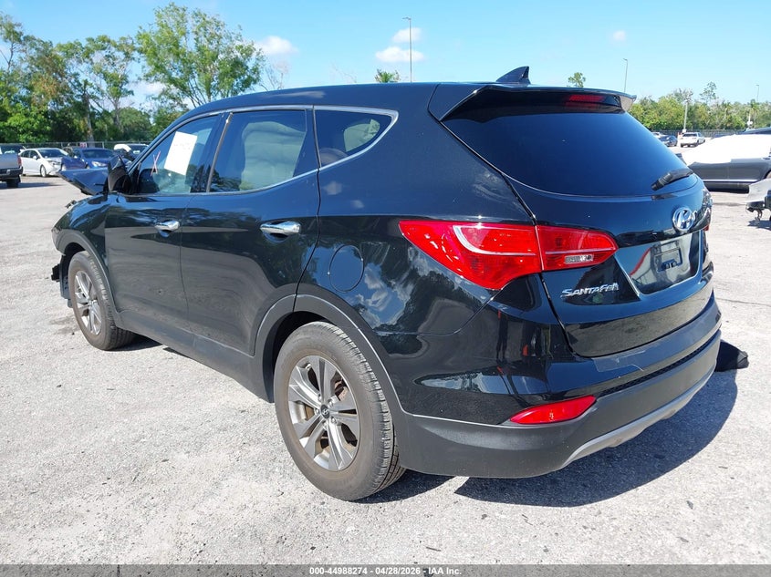 2016 Hyundai Santa fe VIN 5XYZT3LB6GG326757 IAAI salvage auction — FRONT END, Salvage Title, sold $875 on 2026-07-13 (photo 3)