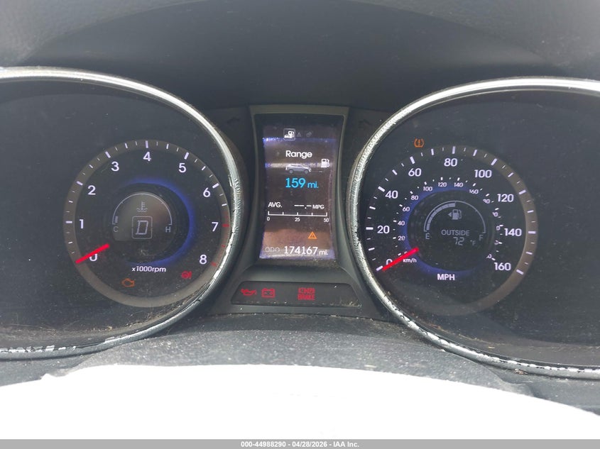 2013 Hyundai Santa fe VIN 5XYZWDLA6DG057885 IAAI salvage auction — NORMAL WEAR, Salvage Title, sold $700 on 2026-07-15 (photo 7)
