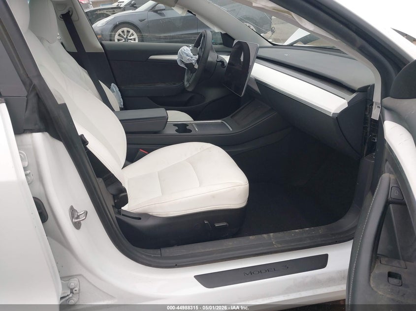 2023 Tesla Model 3 VIN 5YJ3E1EBXPF627590 IAAI salvage auction — FRONT END, Wait Title, sold $2,750 on 2026-07-08 (photo 5)