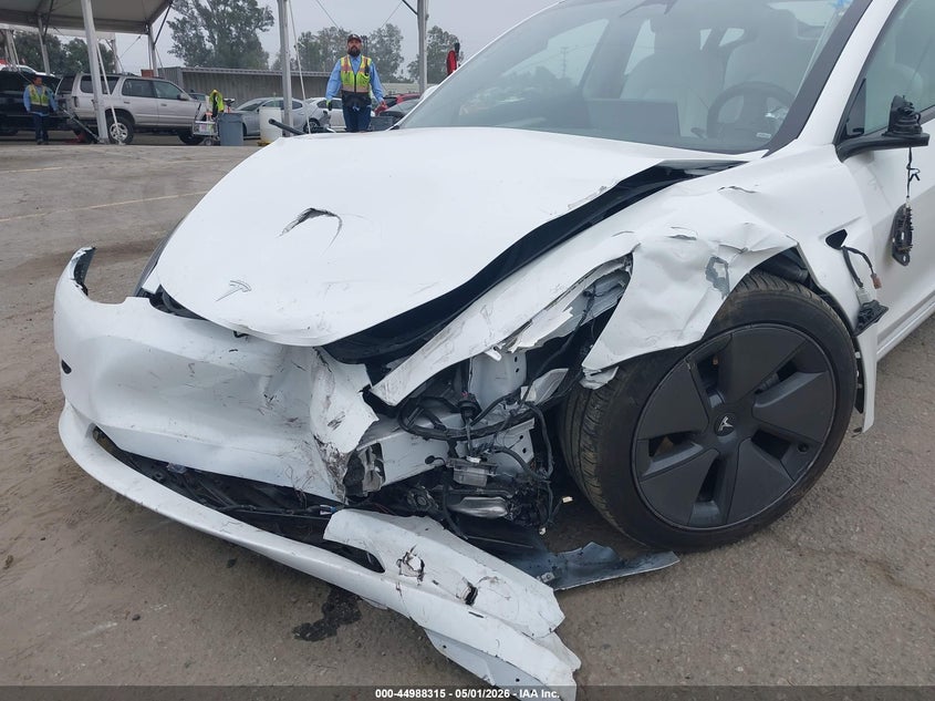 2023 Tesla Model 3 VIN 5YJ3E1EBXPF627590 IAAI salvage auction — FRONT END, Wait Title, sold $2,750 on 2026-07-08 (photo 6)