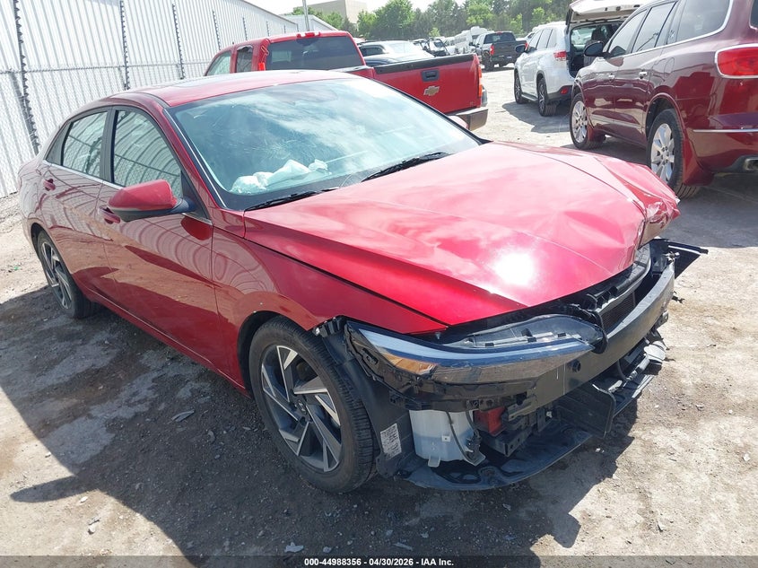 2024 Hyundai Elantra VIN KMHLP4DG7RU740511 IAAI salvage auction — FRONT END, Clear (Oklahoma), sold $4,000 on 2026-07-15 (photo 1)