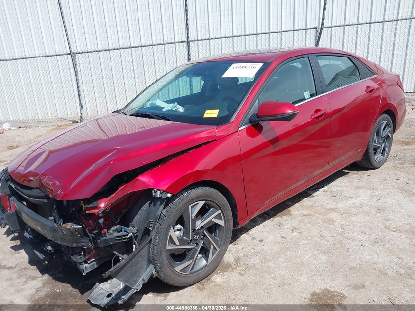 2024 Hyundai Elantra VIN KMHLP4DG7RU740511 IAAI salvage auction — FRONT END, Clear (Oklahoma), sold $4,000 on 2026-07-15 (photo 2)