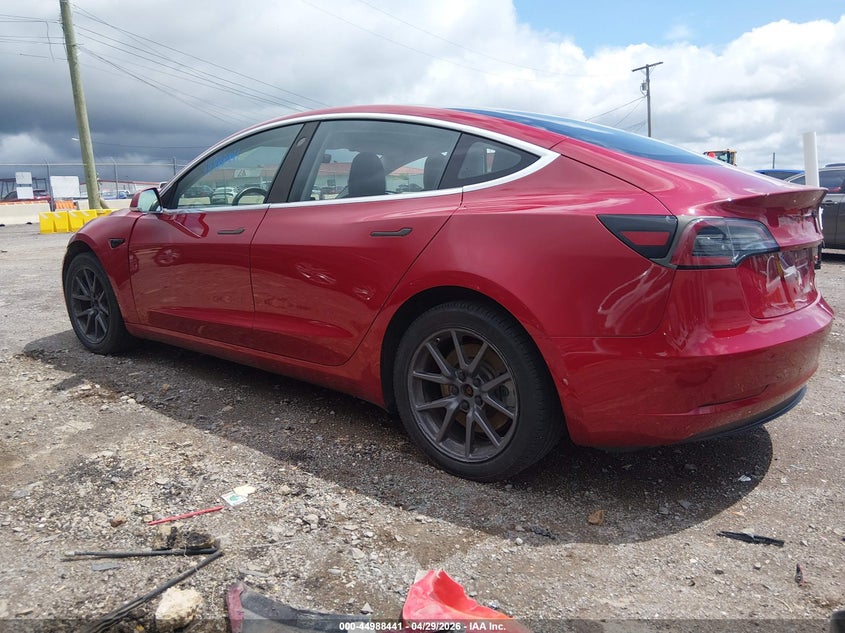 2018 Tesla Model 3 VIN 5YJ3E1EB9JF064247 IAAI salvage auction — LEFT FRONT, Salvage Title, sold $5,100 on 2026-08-22 (photo 3)