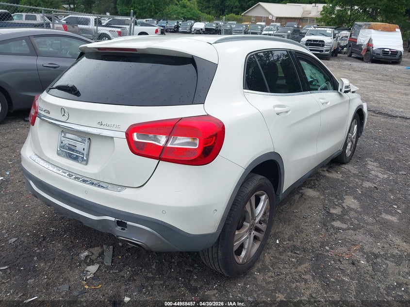 2018 Mercedes-benz Gla-class VIN WDCTG4GB3JJ468222 IAAI salvage auction — FRONT END, Salvage (Georgia), sold $1,525 on 2026-07-15 (photo 4)