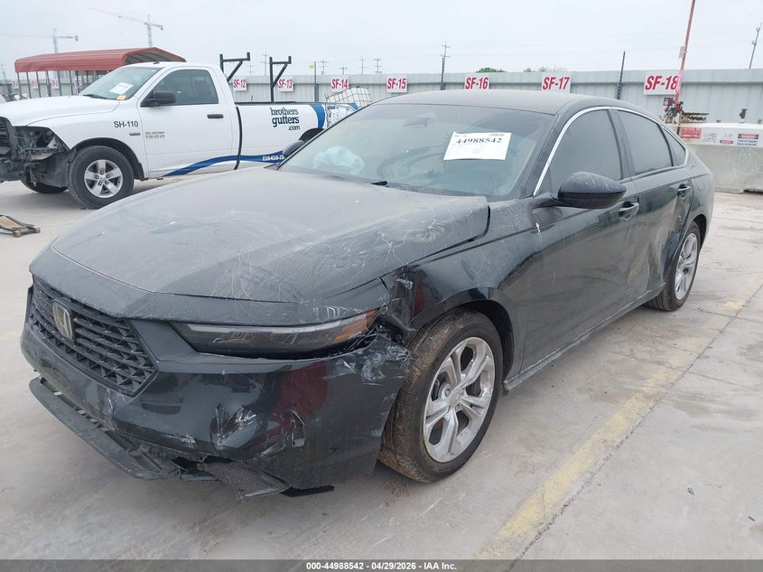 2025 Honda Accord VIN 1HGCY1F20SA083741 IAAI salvage auction — FRONT END, Original (Texas), sold $8,950 on 2026-07-29 (photo 2)