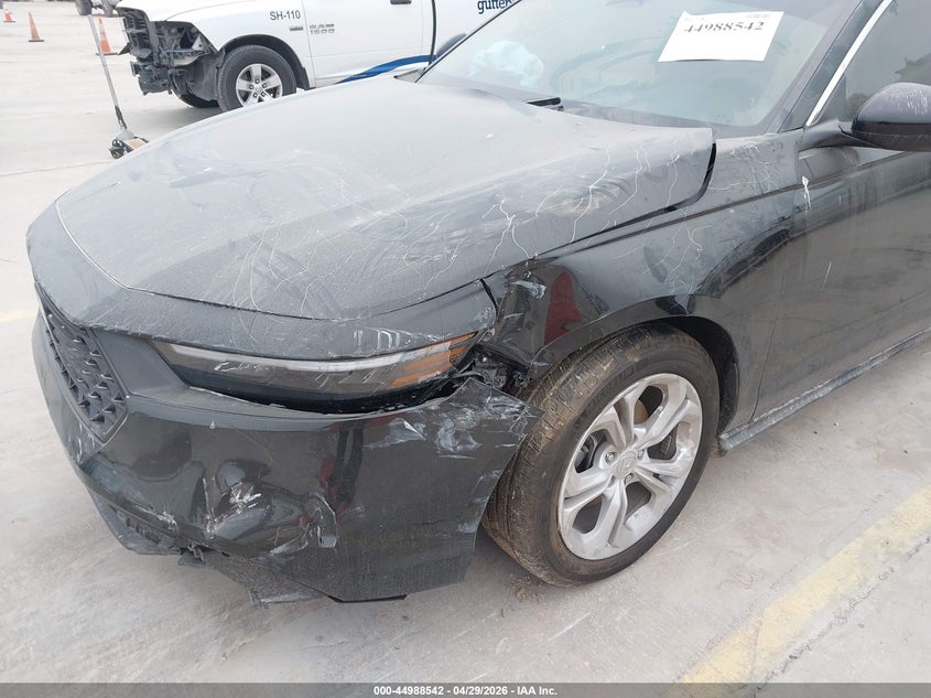 2025 Honda Accord VIN 1HGCY1F20SA083741 IAAI salvage auction — FRONT END, Original (Texas), sold $8,950 on 2026-07-29 (photo 6)