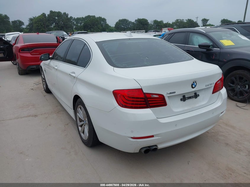 2014 BMW 5er VIN WBA5A7C59ED616859 IAAI salvage auction — FRONT & REAR, Original (Texas), sold $1,850 on 2026-07-08 (photo 3)