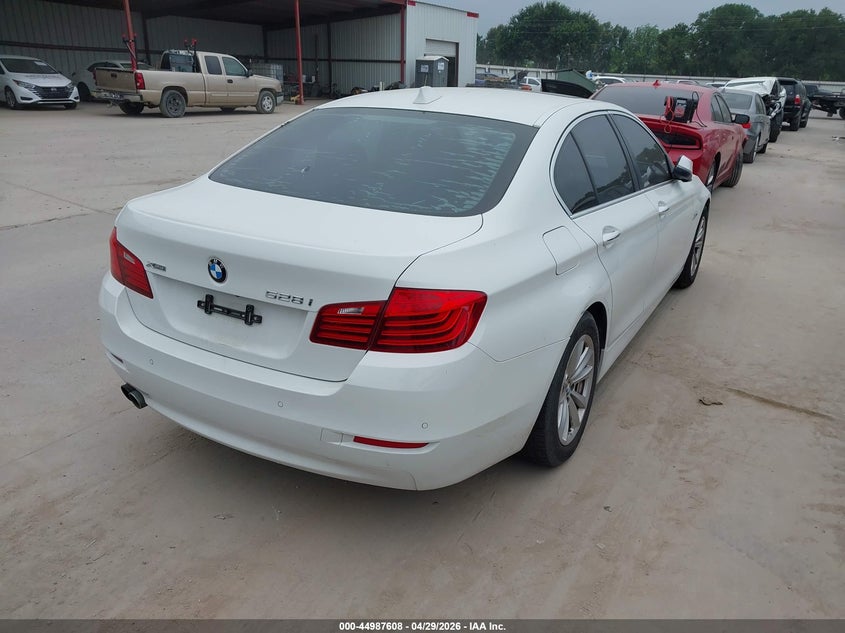 2014 BMW 5er VIN WBA5A7C59ED616859 IAAI salvage auction — FRONT & REAR, Original (Texas), sold $1,850 on 2026-07-08 (photo 4)