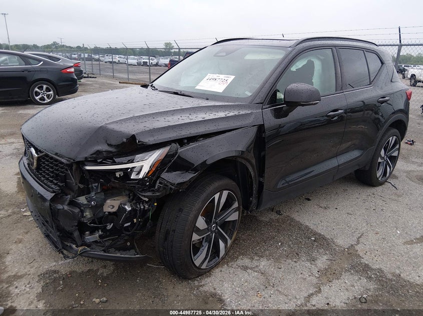 2025 Volvo Xc40 VIN YV4L12UC3S2500104 IAAI salvage auction — FRONT END, Salvage (Louisiana), sold $10,900 on 2026-07-07 (photo 2)