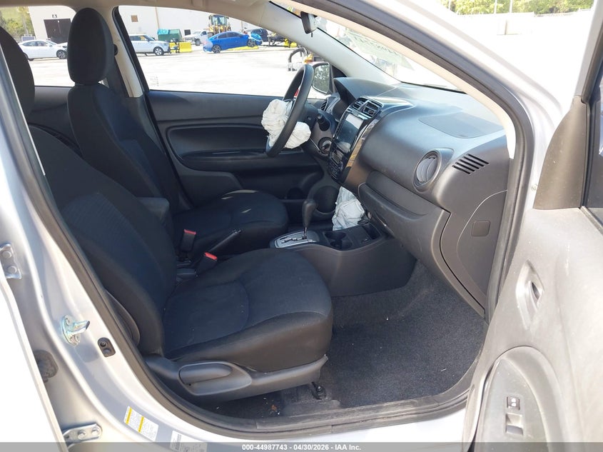 2022 Mitsubishi Mirage VIN ML32FUFJ0NHF07414 IAAI salvage auction — FRONT END, Certificate Of Destruction (Florida), sold $1,750 on 2026-07-23 (photo 5)