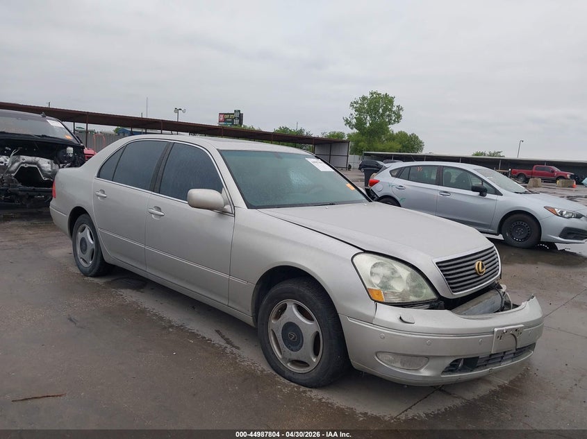 2001 Lexus Ls VIN JTHBN30F910027696 IAAI salvage auction — FRONT END, Salvage (Texas), sold $650 on 2026-07-29 (photo 1)