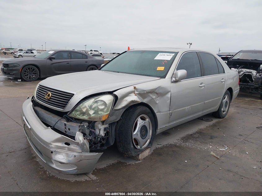 2001 Lexus Ls VIN JTHBN30F910027696 IAAI salvage auction — FRONT END, Salvage (Texas), sold $650 on 2026-07-29 (photo 2)