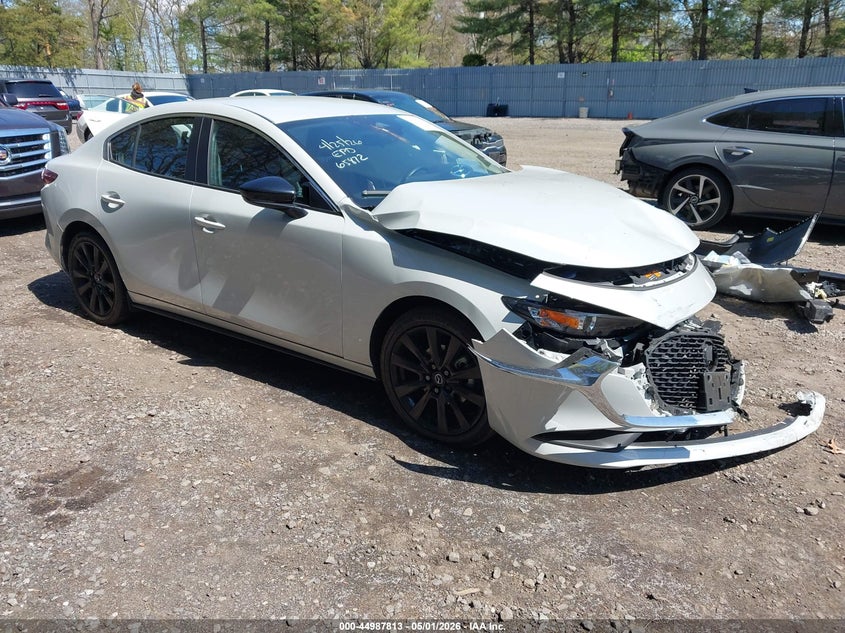 2025 Mazda 3 VIN JM1BPABM1S1765872 IAAI salvage auction — FRONT & REAR, Salvage (Idaho), sold $2,050 on 2026-07-29 (photo 1)