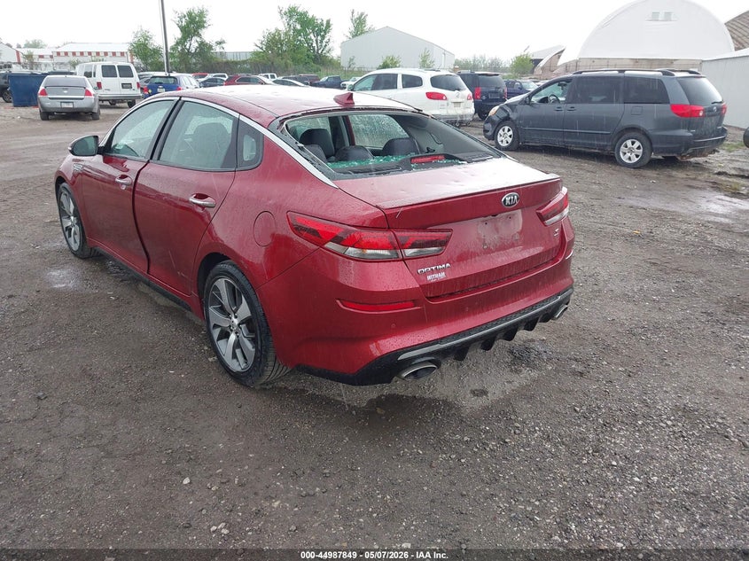 2019 Kia Optima VIN 5XXGT4L37KG367269 IAAI salvage auction — REAR END, Salvage (Iowa), sold $2,350 on 2026-07-06 (photo 3)