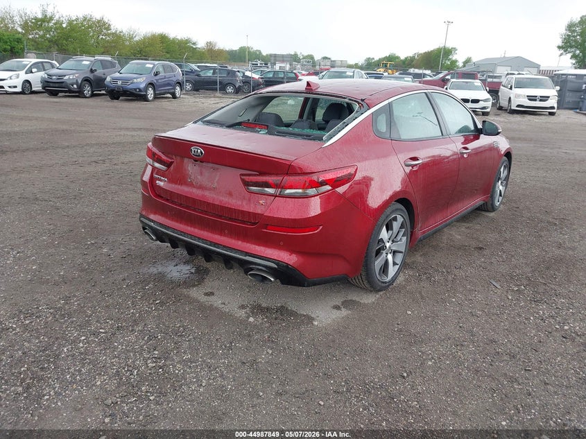 2019 Kia Optima VIN 5XXGT4L37KG367269 IAAI salvage auction — REAR END, Salvage (Iowa), sold $2,350 on 2026-07-06 (photo 4)