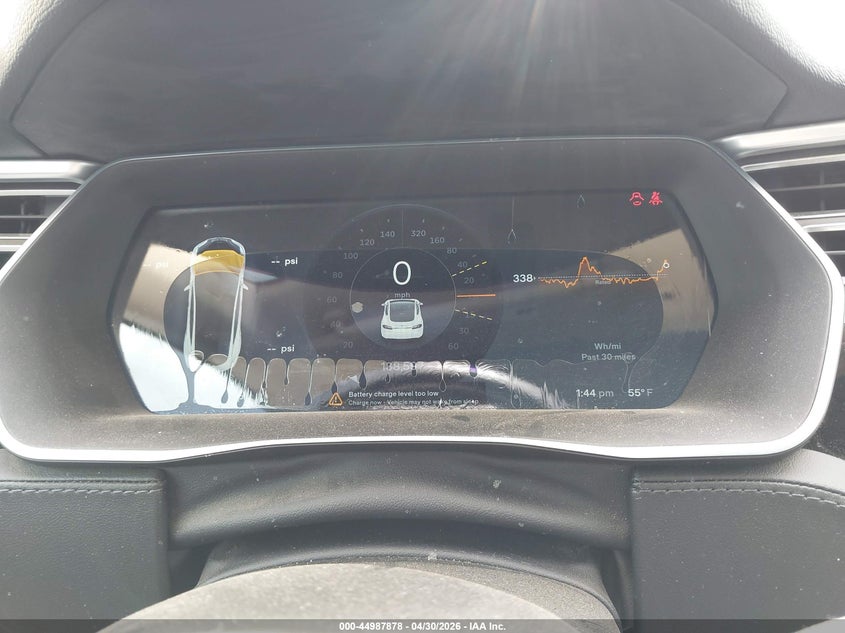 2014 Tesla Model s VIN 5YJSA1H15EFP49393 IAAI salvage auction — LEFT SIDE, Clear (Michigan), sold $2,025 on 2026-07-16 (photo 7)
