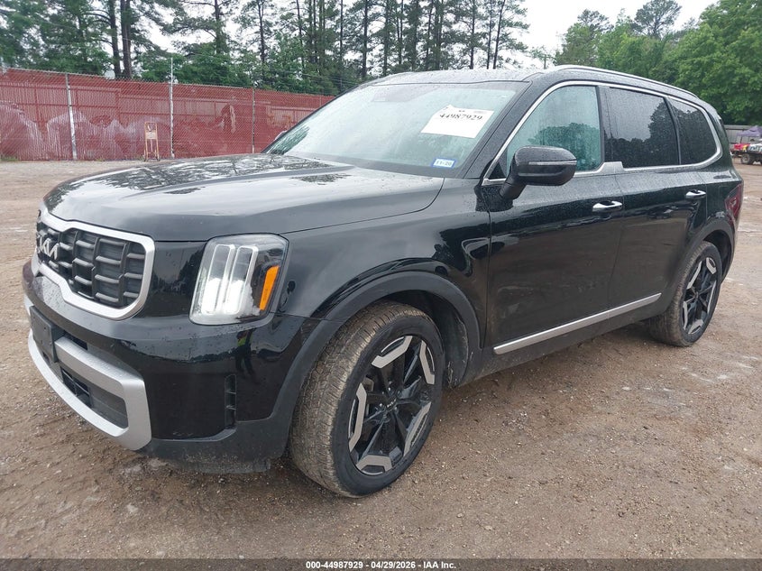 2023 Kia Telluride VIN 5XYP6DGC0PG341276 IAAI salvage auction — FRONT END, Original (Texas), sold $11,750 on 2026-07-30 (photo 2)