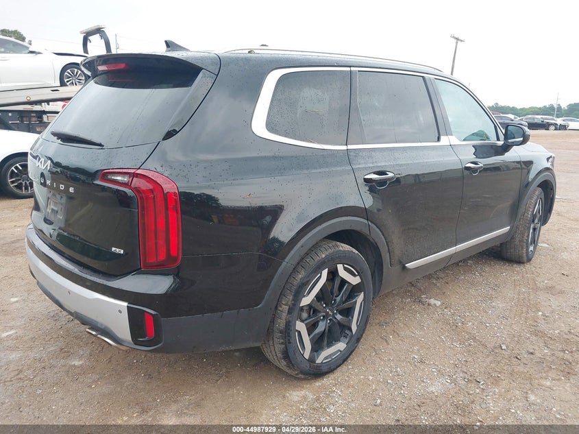 2023 Kia Telluride VIN 5XYP6DGC0PG341276 IAAI salvage auction — FRONT END, Original (Texas), sold $11,750 on 2026-07-30 (photo 4)