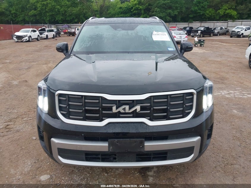 2023 Kia Telluride VIN 5XYP6DGC0PG341276 IAAI salvage auction — FRONT END, Original (Texas), sold $11,750 on 2026-07-30 (photo 6)
