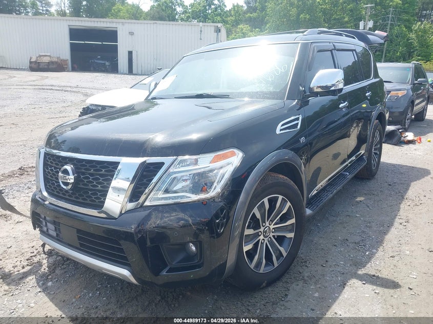 2018 Nissan Armada VIN JN8AY2ND4J9055959 IAAI salvage auction — RIGHT FRONT, Salvage (Georgia), sold $5,750 on 2026-07-14 (photo 2)
