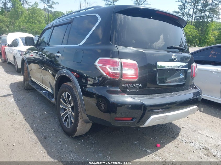 2018 Nissan Armada VIN JN8AY2ND4J9055959 IAAI salvage auction — RIGHT FRONT, Salvage (Georgia), sold $5,750 on 2026-07-14 (photo 3)