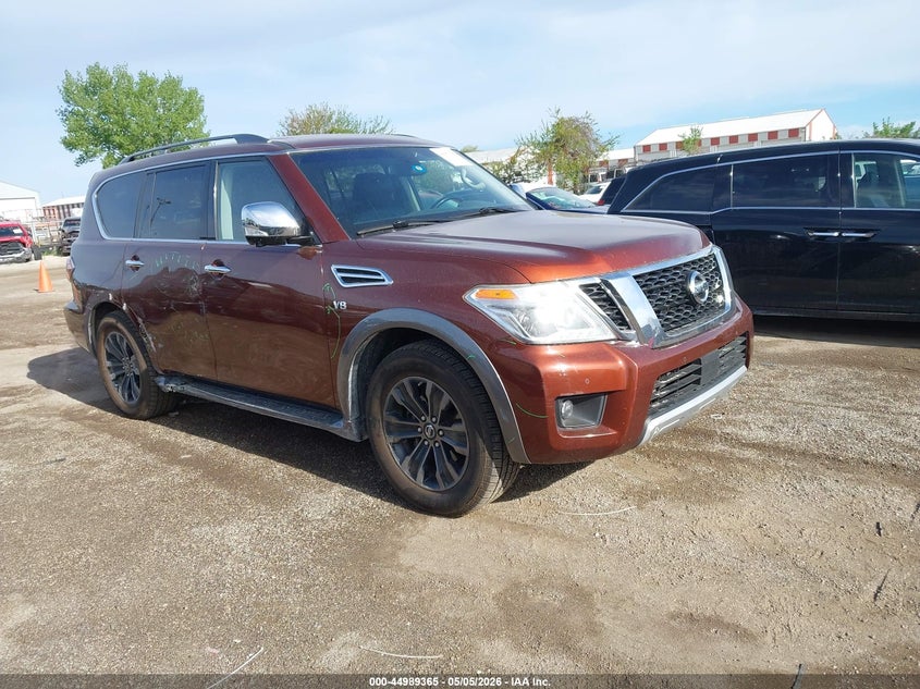 2017 Nissan Armada VIN JN8AY2NE7H9707802 IAAI salvage auction — RIGHT SIDE, Salvage (Iowa), sold $5,350 on 2026-07-13 (photo 1)