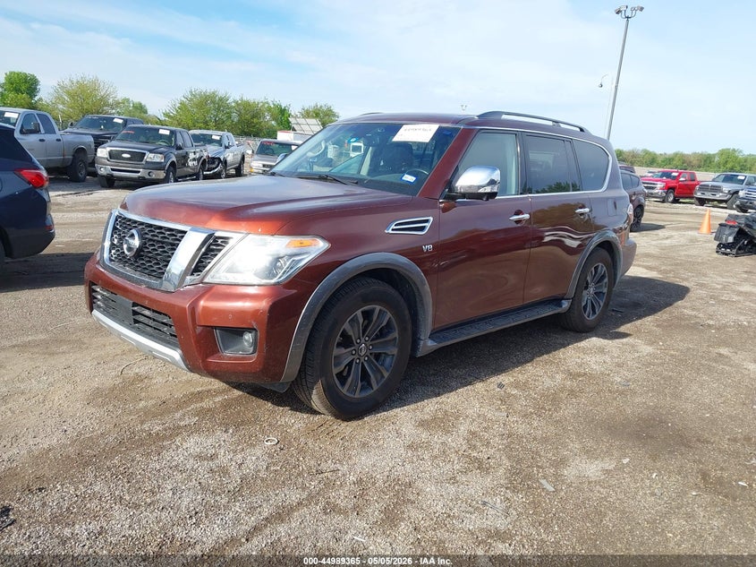 2017 Nissan Armada VIN JN8AY2NE7H9707802 IAAI salvage auction — RIGHT SIDE, Salvage (Iowa), sold $5,350 on 2026-07-13 (photo 2)