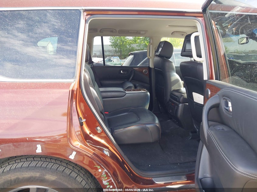 2017 Nissan Armada VIN JN8AY2NE7H9707802 IAAI salvage auction — RIGHT SIDE, Salvage (Iowa), sold $5,350 on 2026-07-13 (photo 8)