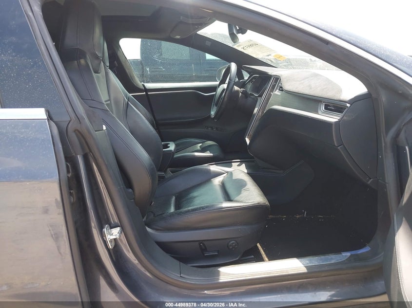 2015 Tesla Model s VIN 5YJSA1E2XFF101949 IAAI salvage auction — LEFT SIDE, Original (Texas), sold $2,750 on 2026-07-27 (photo 5)