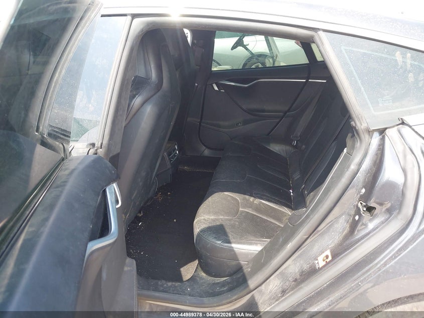 2015 Tesla Model s VIN 5YJSA1E2XFF101949 IAAI salvage auction — LEFT SIDE, Original (Texas), sold $2,750 on 2026-07-27 (photo 8)