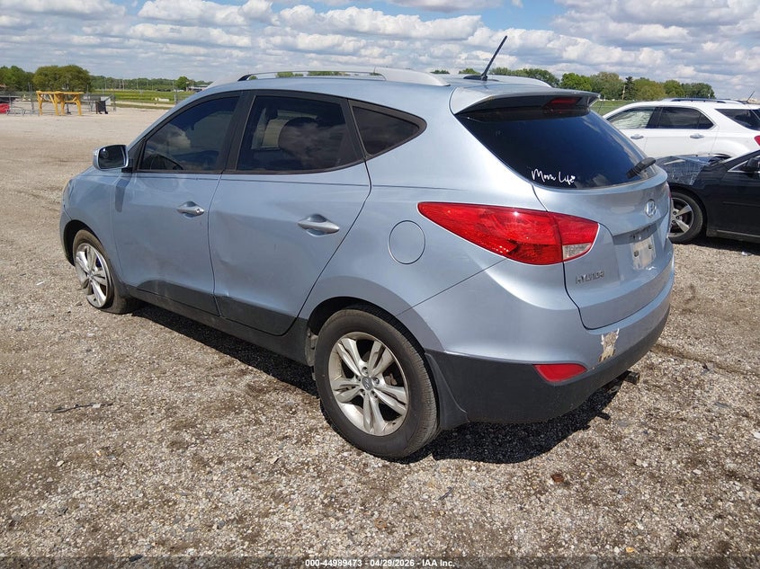 2013 Hyundai Tucson VIN KM8JU3AC3DU693546 IAAI salvage auction — SIDE, Salvage (Illinois), sold $1,100 on 2026-07-09 (photo 3)