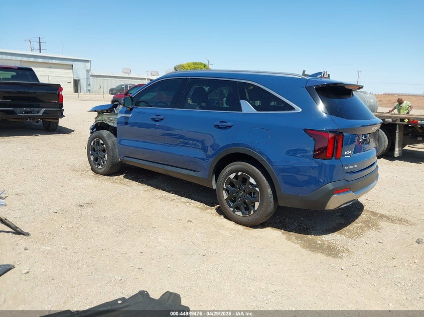 2025 Kia Sorento VIN 5XYRLDJC5SG341874 IAAI salvage auction — LEFT FRONT, Original (Texas), sold $14,125 on 2026-07-27 (photo 3)