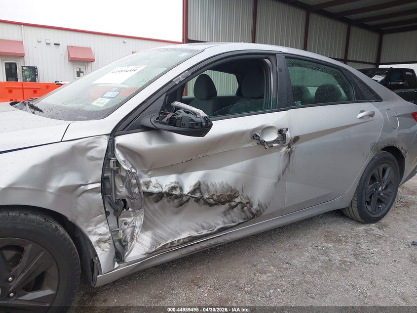 2021 Hyundai Elantra VIN 5NPLM4AG8MH008599 IAAI salvage auction — SIDE, Original (Texas), sold $4,450 on 2026-07-10 (photo 6)