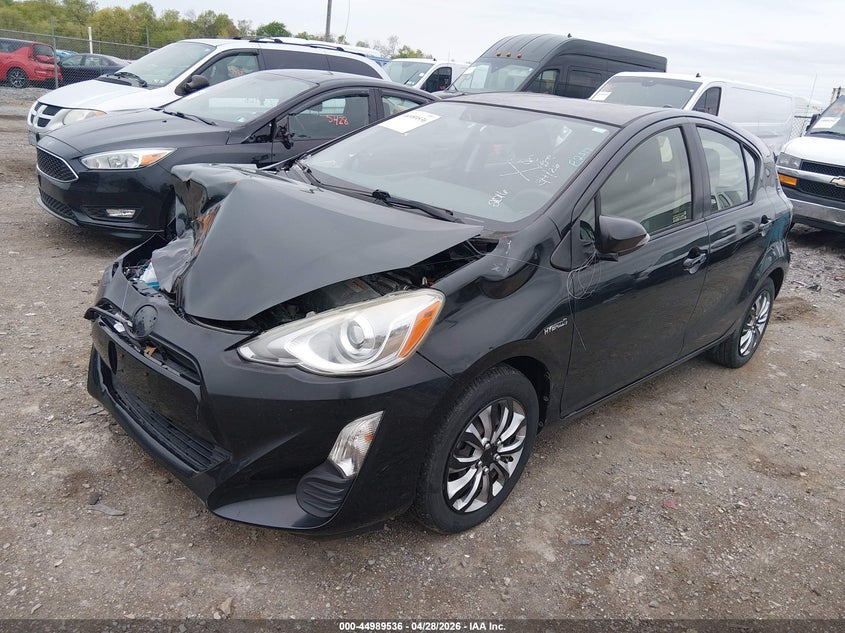 2016 Toyota Prius c VIN JTDKDTB39G1120325 IAAI salvage auction — NORMAL WEAR, Salvage Title, sold $1,425 on 2026-07-20 (photo 2)