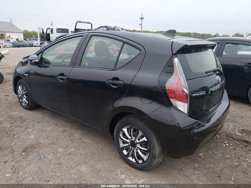 2016 Toyota Prius c VIN JTDKDTB39G1120325 IAAI salvage auction — NORMAL WEAR, Salvage Title, sold $1,425 on 2026-07-20 (photo 3)