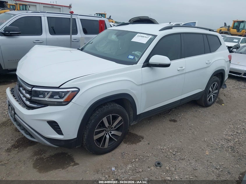 2021 Volkswagen Atlas VIN 1V2DP2CA0MC590135 IAAI salvage auction — RIGHT FRONT, Original (Texas), sold $2,950 on 2026-08-03 (photo 2)