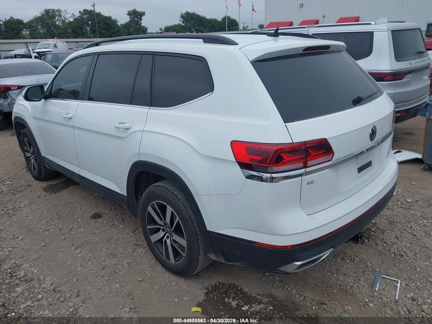 2021 Volkswagen Atlas VIN 1V2DP2CA0MC590135 IAAI salvage auction — RIGHT FRONT, Original (Texas), sold $2,950 on 2026-08-03 (photo 3)