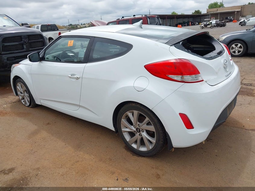 2016 Hyundai Veloster VIN KMHTC6AD6GU256652 IAAI salvage auction — NORMAL WEAR, Clear - Dealer Only (California), sold $575 on 2026-07-08 (photo 3)