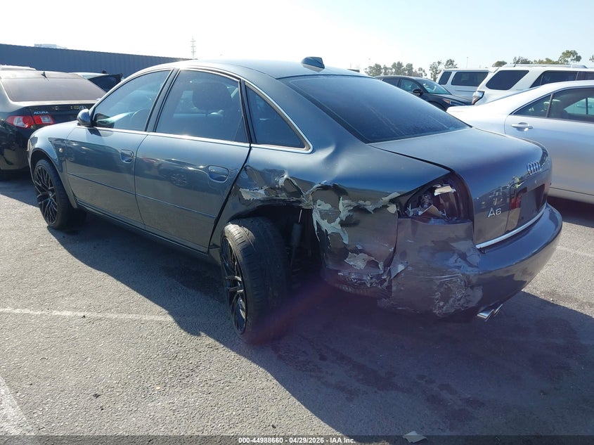 2004 Audi A6 VIN WAUJT64B74N030869 IAAI salvage auction — FRONT & REAR, Salvage (California), sold $225 on 2026-07-16 (photo 3)