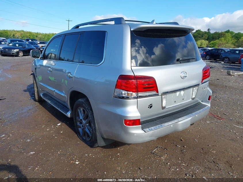 2015 Lexus Lx VIN JTJHY7AX7F4180236 IAAI salvage auction — LEFT FRONT, Salvage (Pennsylvania), sold $15,450 on 2026-08-26 (photo 3)
