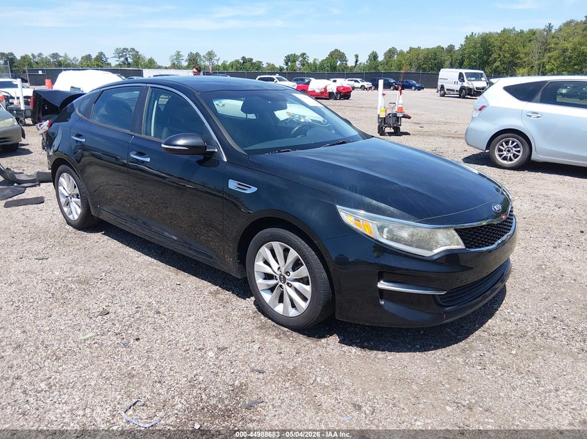 2016 Kia Optima VIN 5XXGT4L3XGG075168 IAAI salvage auction — REAR END, Clear (South Carolina), sold $900 on 2026-07-15 (photo 1)