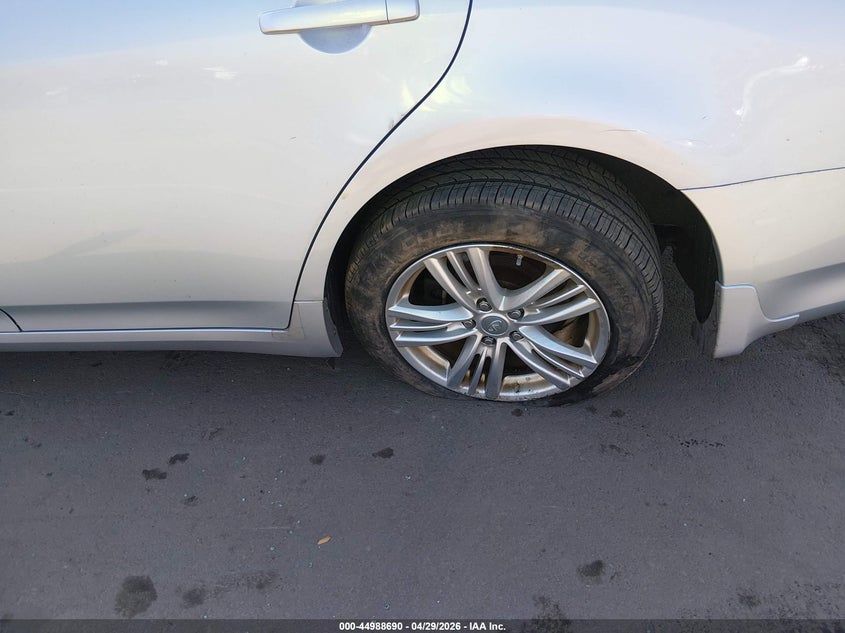 2015 Infiniti Q40 VIN JN1CV6AR4FM651201 IAAI salvage auction — RIGHT SIDE, Clear (Connecticut), sold $725 on 2026-07-09 (photo 6)