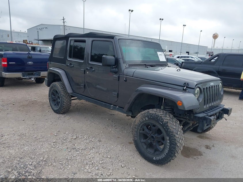 2017 Jeep Wrangler / VIN 1C4BJWDG9HL738454 IAAI salvage auction — FRONT END, Original (Texas), sold $4,400 on 2026-07-09 (photo 1)