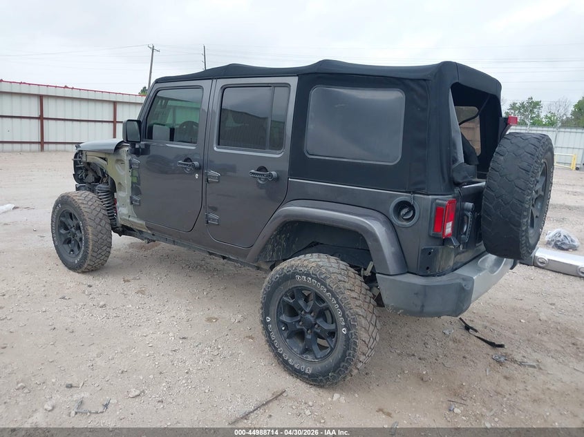 2017 Jeep Wrangler / VIN 1C4BJWDG9HL738454 IAAI salvage auction — FRONT END, Original (Texas), sold $4,400 on 2026-07-09 (photo 3)