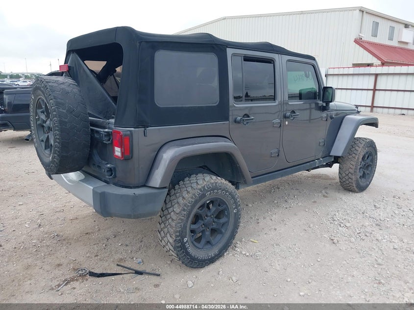 2017 Jeep Wrangler / VIN 1C4BJWDG9HL738454 IAAI salvage auction — FRONT END, Original (Texas), sold $4,400 on 2026-07-09 (photo 4)